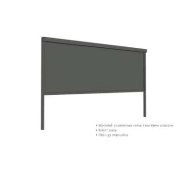 Chomik Ролетка Zip для алюмінієвої перголи 4 м, VIN0678 - Home Club