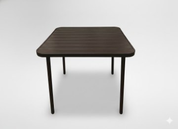 Garden Line Квадратный садовый столик 80 x 80 x 72 см, коричневый, NEO6645 - Home Club