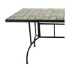 Garden Line Садовий Стіл Мозайчний 150 x 80 x 74 См Прямокутний, MOZ8130 - Home Club, зображення 3