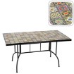 Garden Line Садовий Стіл Мозайчний 150 x 80 x 74 См Прямокутний, MOZ8130 - Home Club, зображення 5