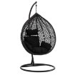 Chomik Висячее Кресло Черное, Подушка - Черная, Рама - Черная 107 x 68 x 120 См, FAT4828 - Home Club, изображение 5