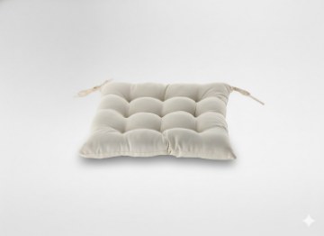 Chomik Подушка Для Стула 40 x 40 x 6 см Бежевая, POD6587 - Home Club