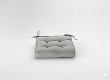 Chomik Подушка для стула 40 x 40 x 6 см светло-серая, POD6655 - Home Club