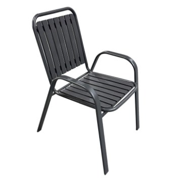 Garden Line Садове Крісло Темно-Сірий 56 x 63 x 89 См, NEO8031 - Home Club