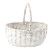 Chomik Плетений кошик 47 x 37 x 21 см з ручкою - білий, ILS9449 - Home Club, зображення 3