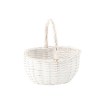 Chomik Плетений Кошик 27 x 21 x 13 См З Рукояткою - Білий, ILS9463 - Home Club, зображення 3