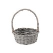 Chomik Плетений Кошик 26 x 11 x 33 См З Рукояткою - Сірий, ILS01_8383 - Home Club, зображення 2
