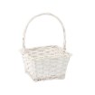 Chomik Плетений кошик 24 x 24 x 14/35 см з ручкою - білий, ILS02_8413 - Home Club, зображення 2