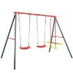 Chomik Садовая Качель (Металлический Каркас + 2 Качели + Гамка) 290 x 180 x 200 См, KRE1067 - Home Club, изображение 5