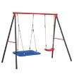 Chomik Двойная Садовая Качель (Металлический Каркас + Качель + Сороличее Гнездо) 290 x 180 x 200 См, KRE1111 - Home Club, изображение 4
