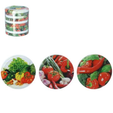 Chomik Kpl. 10 Кришок Fi 82 Овочі Мікс 3 Клік /084/, CAPL82KPL084 - Home Club
