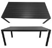 Kontrasto Садовый стол для террасы со столешницей из поливуда Allen-St 190x90, черный, Meb000067 - Home Club, зображення 2