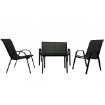 Kontrasto Набор садовой мебели Marbella, 4-х местный, черный, 5.90.13099 - Home Club