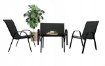 Kontrasto Набор садовой мебели Marbella, 4-х местный, черный, 5.90.13099 - Home Club, изображение 11