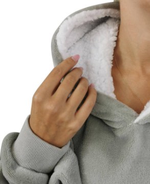 Kontrasto Свитшот с окантовкой, серый, 4.59.20048 - Home Club