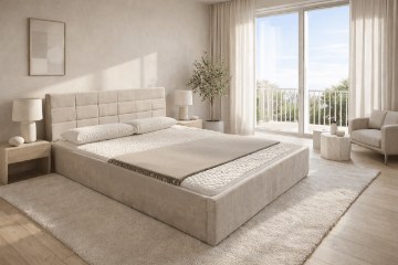 Kontrasto Lt104 Кровать Modulo 160x2x81, цвет «таупе», Meb000428 - Home Club