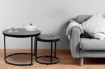 Kontrasto Круглый журнальный столик, 2 шт., Черный Sk115Cz, 60x47/40x39 см, 6.06.14690 - Home Club, зображення 9