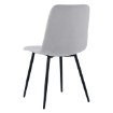 Kontrasto Мягкое кресло для столовой из велюра серого цвета Nova Kt110, 6.05.15451 - Home Club, зображення 4
