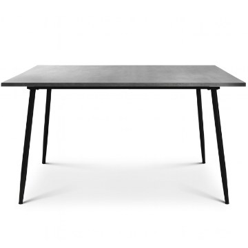 Kontrasto Обеденный стол «Mud» (бетон) Ivo 140, 140x80x75, 6.06.26024 - Home Club