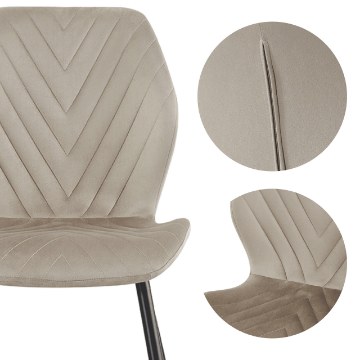 Kontrasto Kt120 Стул Zoya Jod Vel, цвет «таупе», 6.05.89903 - Home Club