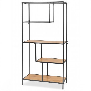 Kontrasto Rl104 Лофт-стеллаж 77x33x150 см, дуб, 6.06.87510 - Home Club