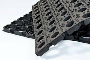 Kontrasto Решетчатый резиновый коврик для входной двери «Соты» 080x120, толщина 20 мм, 2.06.11011 - Home Club