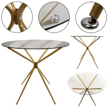 Kontrasto Круглый стол Star, диаметр 80 см, высота 75 см, 6.06.26019 - Home Club