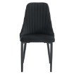Kontrasto Черное велюровое мягкое кресло для столовой Eva2 Kt200, 5.90.15000 - Home Club, зображення 3