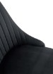 Kontrasto Черное велюровое мягкое кресло для столовой Eva2 Kt200, 5.90.15000 - Home Club, зображення 6