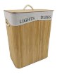 Kontrasto Бамбуковая корзина для белья объемом 120 л, натурального цвета, 1.40.202925 - Home Club