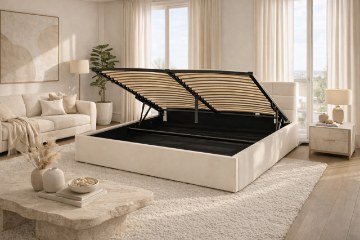 Kontrasto Lt104 Кровать Modulo 140x2x81, кремовая, Meb000421 - Home Club