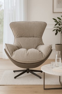 Kontrasto Fo105 Кресло Jasper 3D, цвет «таупе», 5.01.84298 - Home Club