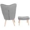 Kontrasto Fk102P Кресло Arne-P, размер S, серый, 5.01.87107 - Home Club, зображення 4