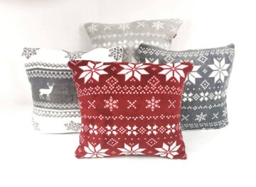 Kontrasto Наволочка Nordico 40x40, модель 01, Красная, 4.18.23414 - Home Club