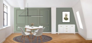 Kontrasto Скандинавский обеденный стол для кухни, белый, Emma, 80x80x75, 6.06.20108 - Home Club