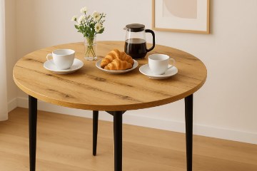 Kontrasto Sj202D Стол Emma Plus, диаметр 90 x 75 см, D17, 6.04.15116 - Home Club