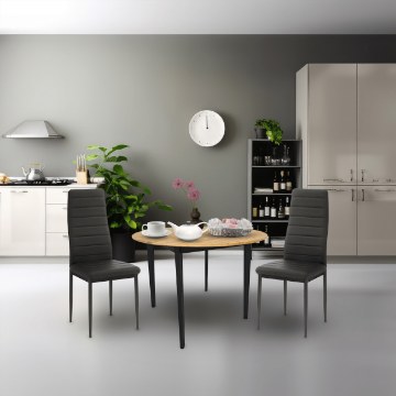 Kontrasto Sj202D Стол Emma Plus, диаметр 90 x 75 см, глубина 56 см, 6.04.15109 - Home Club