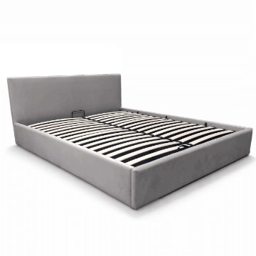 Kontrasto Lt101 Кровать Velio 140x2x80, серая, Meb000387 - Home Club