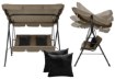 Kontrasto Садовая качель Caspi на 3 человека, бежевая, 5.17.27638 - Home Club, зображення 3