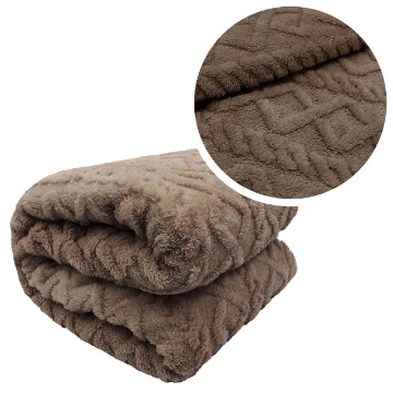 Kontrasto Плед Aries 150x200, темно-бежевый, 4.57.20158 - Home Club