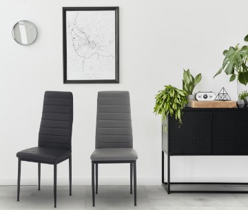 Kontrasto Kt115 Стул Mark 2 из Пвх и полиамида, серый, 6.05.50322 - Home Club