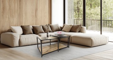 Kontrasto Sk121D Кофейные столики 90x45/50x50 Дуб Kkk, 6.06.15222 - Home Club