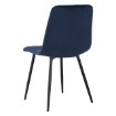 Kontrasto Мягкое кресло для столовой из велюра темно-синего цвета Nova Kt112, 6.05.15543 - Home Club, зображення 4