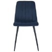 Kontrasto Мягкое кресло для столовой из велюра темно-синего цвета Nova Kt112, 6.05.15543 - Home Club, зображення 5