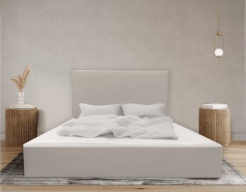 Kontrasto Lt101 Кровать Velio 140x2x115, цвет «таупе», Meb000389 - Home Club