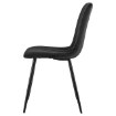 Kontrasto Черное велюровое мягкое кресло для столовой Nova Kt112, 6.05.15536 - Home Club, зображення 5