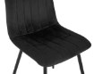 Kontrasto Черное велюровое мягкое кресло для столовой Nova Kt112, 6.05.15536 - Home Club, зображення 6