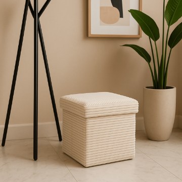 Kontrasto Пуф Lampas 30x30x30 см, бежевый, 6.01.82973 - Home Club