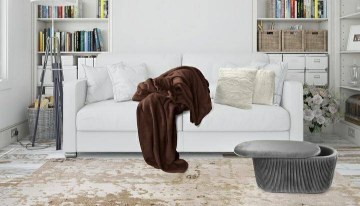 Kontrasto Плед Tago 150x200, цвет: коричневый, 4.57.22436 - Home Club