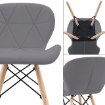 Kontrasto Стул Zoe 2, серый, 6.05.93474 - Home Club, зображення 7